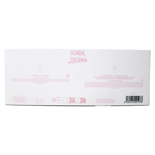 Jean Paul Gaultier Scandal 2-Piece Set for Women, (1.7 Oz Eau De Parfum Spray + 2.5 Oz Perfumed Body Lotion)