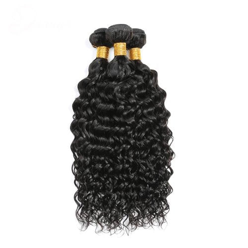 WuvuSnm Brazilian Kinky Curly Human Hair Bundles, 22-26 inch, 3 Bundles, Natural Black, Curly Wave, Sew-In Installation, Perfect for Black Women