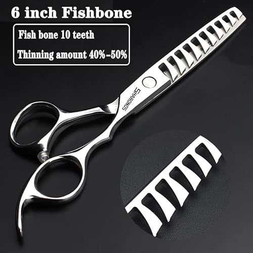 6/6.5 inch professional hair scissors hairdresser hair thinning scissors hairdressing tools barber scissors (6-inch 3pc)