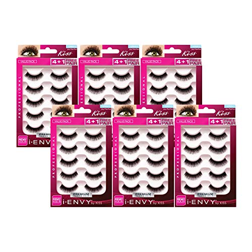 i.Envy by Kiss Eye Lash Value Pack #KPEM12 (6 PACK)