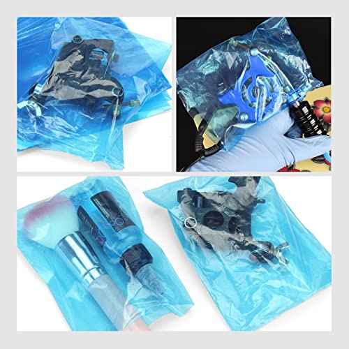 100pcs Plastic Cartridge Tattoo Machine Bags Covers Disposable Tattoo Grip Sleeves Tattoo Supplies Bags for Tattoo Coil Machine