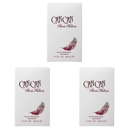 Paris Hilton Can Can Eau De Parfum Spray 3.40 oz (Pack of 3)