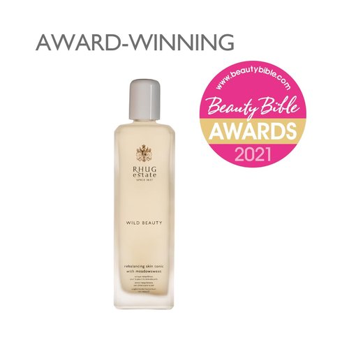 Rhug Wild Beauty - Rebalancing Skin Tonic with Meadowsweet | Refreshing Facial Toner | 120ml | Made in The UK