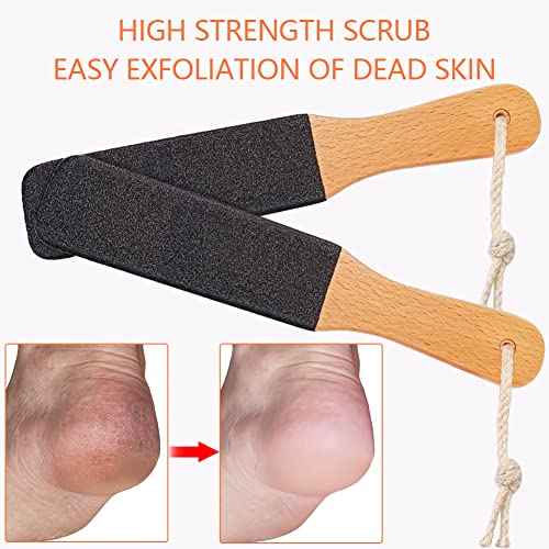 Foot File/Rasp,Exfoliator Pedicure Tool Foot Callus Remover Scrubber for Dead Skin,Corn and Hard Skin - Pumice Stone for Cracked Feet,Heels, Elbows, Hands in Shower