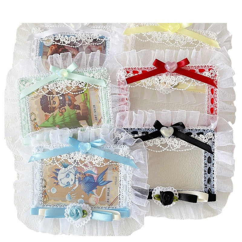Vintage Leather-Style Card Holder Wallet for Women - Compact Credit Card Case