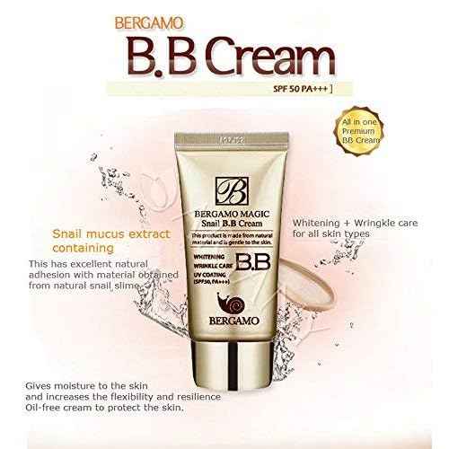 Bergamo] Magic Snail BB Cream 50ml /Intense Care Wrinkle Care Sunblock/Korean Cosmetics