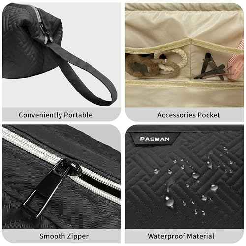 Shark Flex Style Case,Hair Tools Travel Organizer, Holds FlexFusion Attachments, Blow Dryer, Curling Iron, Styling Tools (Black)