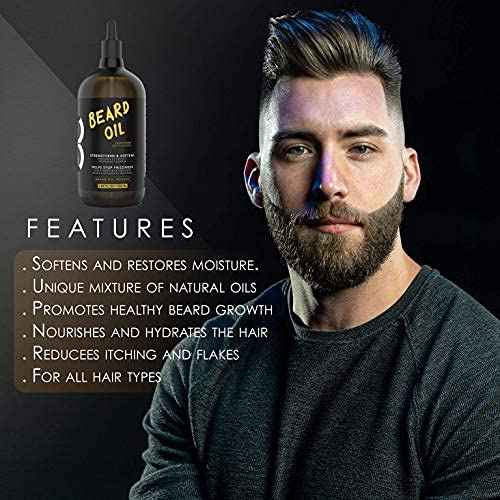 L3 Level 3 Beard Oil - Promotes Fast Beard Growth Soften and Restores Facial Hair - Level Three Scented Beard