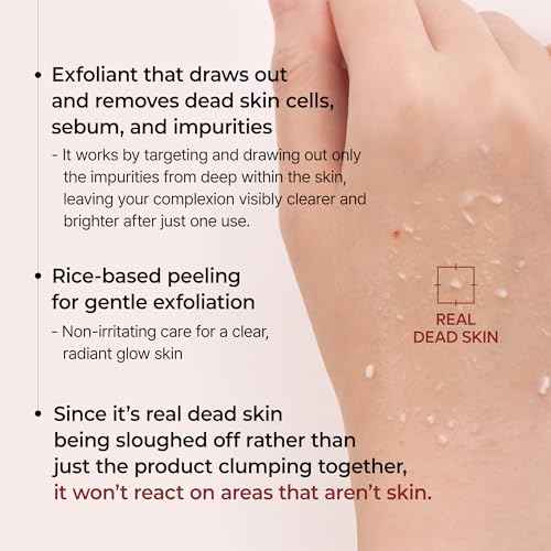 Dr.Melaxin Peel Shot Glow Black Rice Peeling Ampoule 80ml Daily Soft Exfoliating Face and Body Scrub Dead Skin Cells Remover for All Skin Types korean skin care