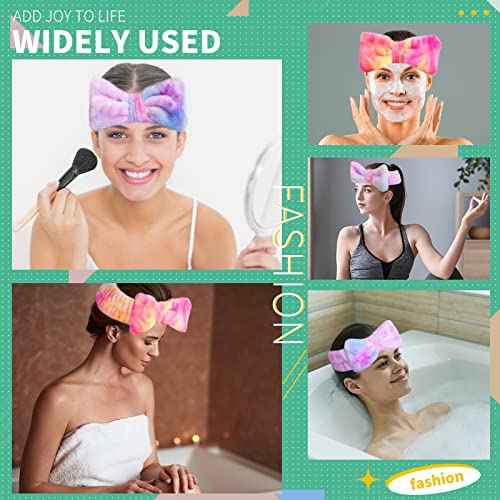 WSYUB Spa Headband,Makeup&Skincare Headbands,Headband for Washing Face,Teen Girls Fuzzy Hair Bands for Women