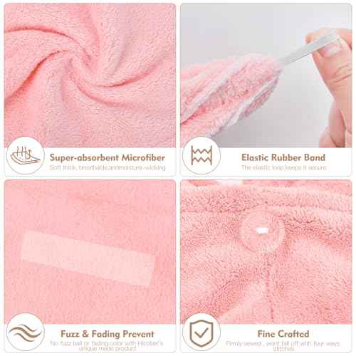 OEAGO Microfiber Hair Towel for Women: Christmas Stocking Stuffers for Women Teen Girls Kids Drying Wrap Towels for Curly Hair Head Accessories 3 Pacs Anti Frizz Mom Gifts