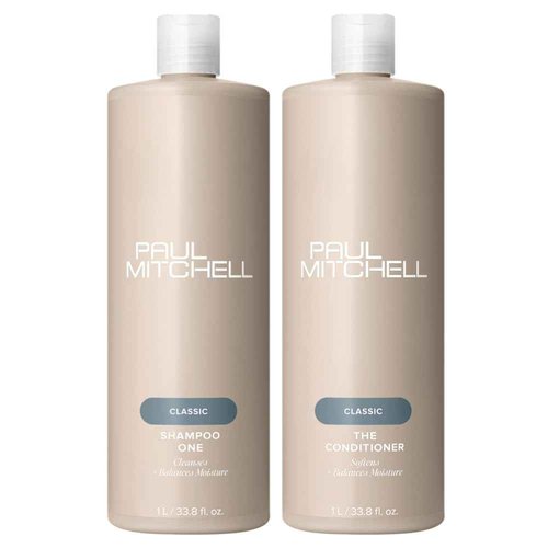 Paul Mitchell Cleanse and Detangle Classic Liter Duo Set
