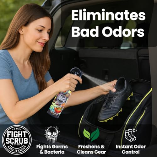 Deodorizing Spray ? Refreshing Body & Gear Spray for Wrestlers, MMA, Jiu-Jitsu & Athletes ? 8oz Bottle (Sandalwood + Bourbon)