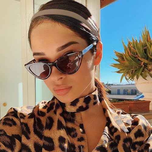 TOBATOBA Headbands for Glasses Wearers No Pressure No Headache Comfortable Hairbands Square Sunglasses Headband for Women Girls, Plastic Headbands with Teeth Non Slip 6Pcs