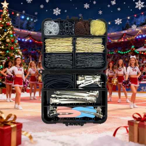 Hair Accessories Kit, 160Pcs Hair Clips for Women Girls Dance Ballet Cheerleading Travel with Storage Box