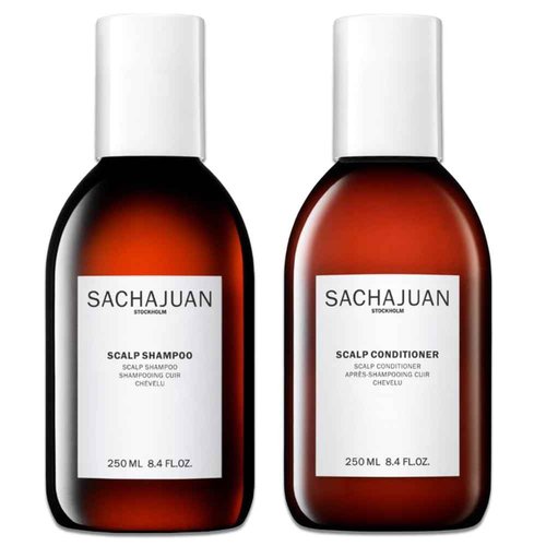 SACHAJUAN Scalp Shampoo and Conditioner Set | Rosemary Oil to Soothe, Balance & Hydrate Dry Flaky Scalp | Lightweight Hydration & Scalp Relief | Vegan & Paraben-Free | Pack of 2 (8.4 oz)