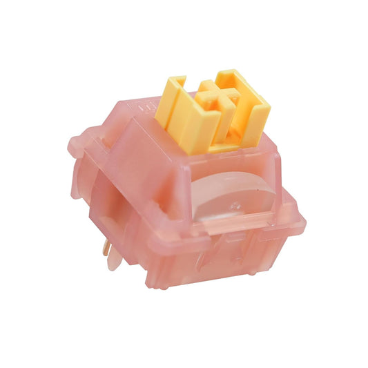 35 Pcs Outemu Silent Peach V3 Switches, Silent Mechanical Switch, 40g Pre-Lubed Linear Silent Keyboard Switches,Outemu Honey Peach