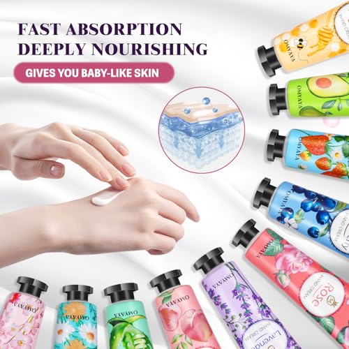 120 Pack Hand Cream Gift Set, Travel Size Lotion, Mini Hand Creams, Teacher Appreciation Gifts, Hand Cream for Dry Cracked Hands, Bulk Christmas Gifts for Coworkers Adults Women Nurse