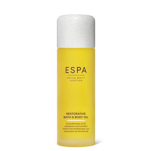 ESPA | Restorative Bath & Body Oil | Magnesium & Ashwagandha | Rose Geranium, Orange, Lavender & Palmarosa | Menopause Friendly