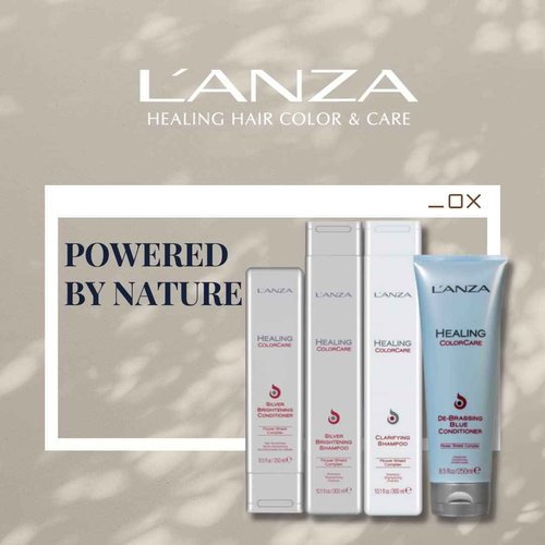L'ANZA Healing ColorCare Ultra De-Brassing Professional Blue Conditioner - Color Toning Haircare to Eliminate Unwanted Brassiness, Sulfate-free Formula (33.8 Fl Oz)