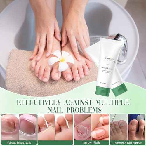 2PCS Natural Nail Repair Care Gel, Nail Repair Care Gel, Nail Growth Repair Serum, Foot Care Cream for Moisturizing and Repairing Feet