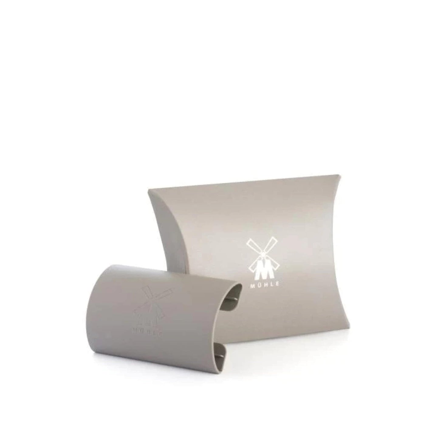 MÜHLE Companion 5-Piece Shaving Set - Unisex Safety Razor with Grey Cord, Blade, Cream, Cloth - Vegan, Sustainable