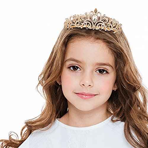 Crystal Tiara Crowns For Women Girls Princess Elegant Crown with Combs Women's Headbands Bridal Wedding Prom Birthday Party