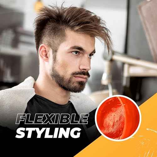 nishman Hair Styling Gel Wax Series 150ml (Pack of 1, 03 Flamming)