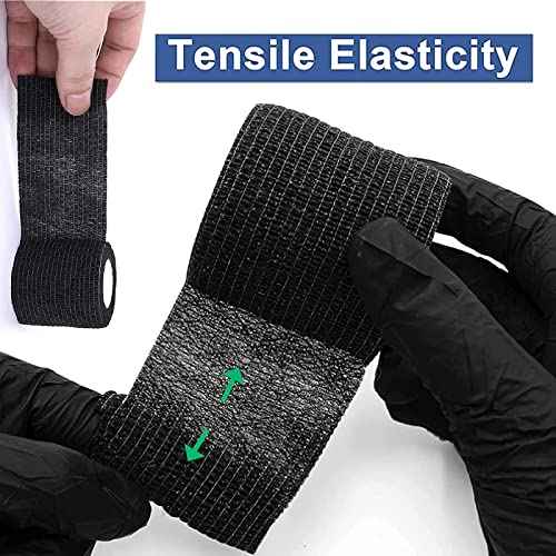 SOTICA Tattoo Grip Tape - 16PCS Tattoo Grip Cover Wrap Grip Tape Disposable Elastic Grip Tattoo Self-Adherent Tape (2¡± x 5 Yards)