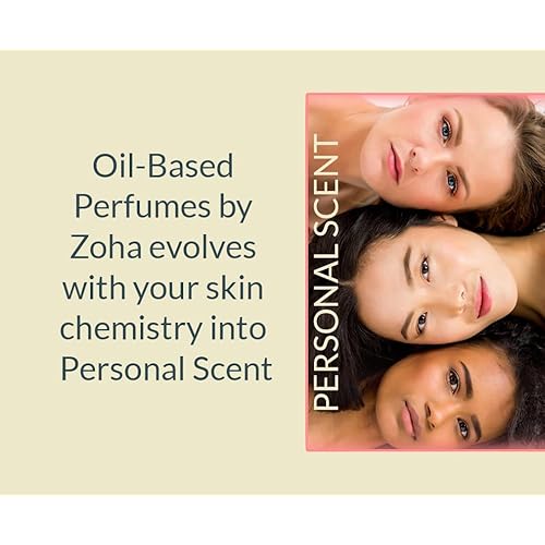 Zoha Jasmine Bloom - Jasmine Perfume for Women and Men, Alcohol Free Perfume Oil Roll On, Natural Clean Travel Size Parfum, 6ml Roller