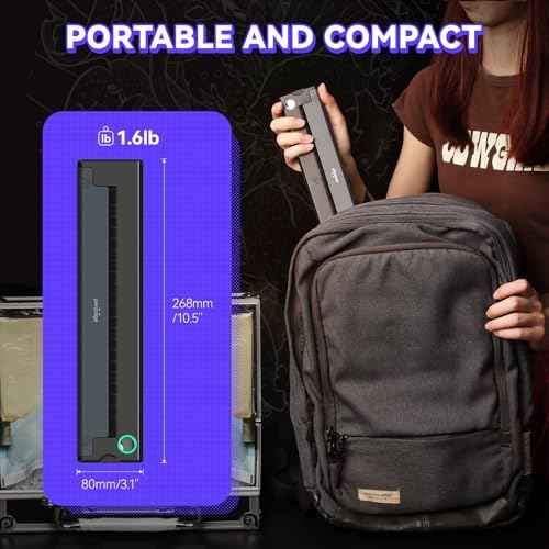 PeriPage Wireless Tattoo Stencil Printer - Professional & Beginner Friendly, Bluetooth & USB Connectivity, 5pcs Free Stencil Paper Included