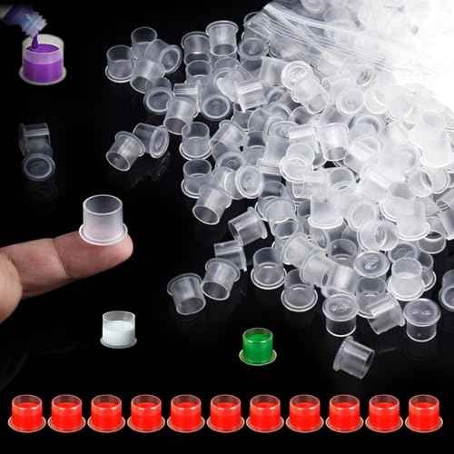 1000PCS Tattoo Ink Caps - Small Disposable Ink Cups #11