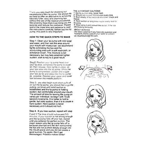 Lip Plumper,Lip Enhancer Plumper Tool Women Lip Plumping Tool, Portable Silicone Lip Suction Enhancer Device Beauty Tool