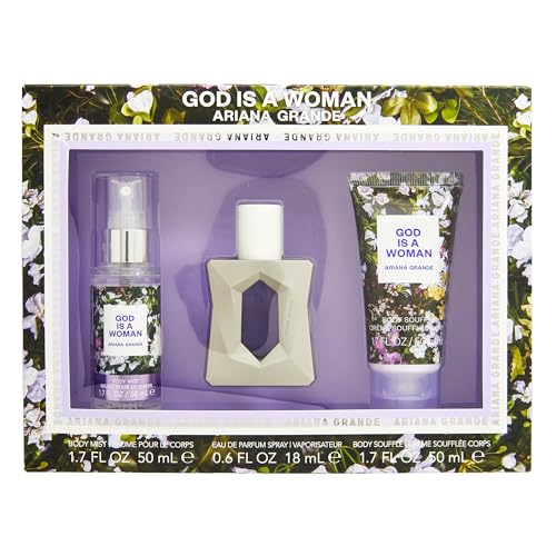 Ariana Grande God Is A Woman Gift Set - Includes Eau de Parfum, Body Lotion, Body Mist