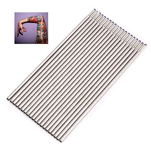20pcs/Box Skin Marker Pen Piercing Skin Surfer Cores Microblading Marking Pen Refill Accessory Marker (Blue)