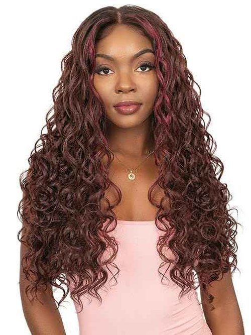 Janet Collection Melt 13x6 HD Human Hair Blend Lace Frontal Wig - Hita