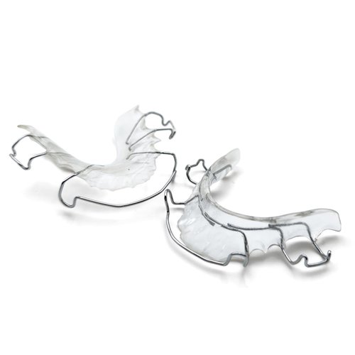 Custom Fit Hawley Retainer After Braces, Durable Dental Retainer, Upper & Lower Hawley Retainers for Teeth for Adults & Kids, 2 Pack