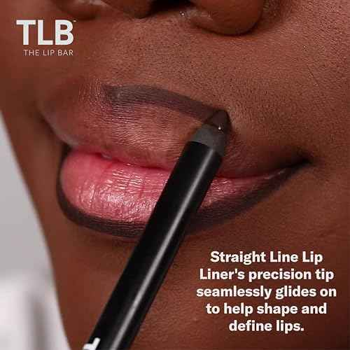 The Lip Bar - Lip Liner, Straight Shooter (Medium Brown) - High Pigment & Super Creamy - Smudge Proof & Water Resistant - Jojoba Oil, Aloe Vera, Coconut Oil, Vitamin E - Vegan & Cruelty Free - .042 oz