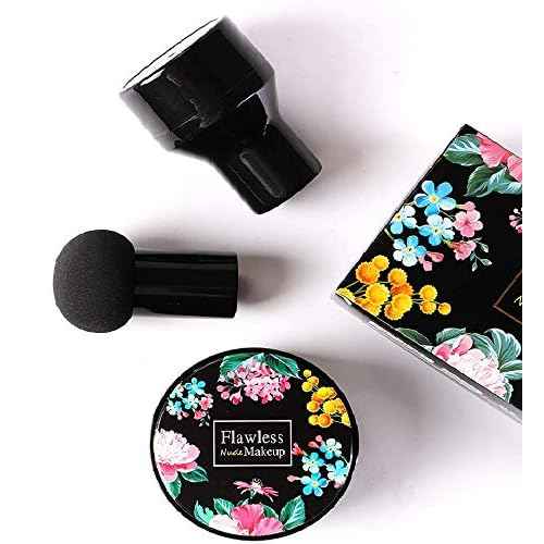 Air Cushion CC Cream Foundation,BB Cream Makeup,Moisturizing Concealer Long Lasting Full Coverage Waterproof Foundation (Natural)