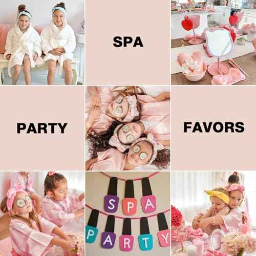 Stocking Stuffers for Womens Teen Girls Kids, 8pcs Spa Headband, Bulk Christmas Gifts for Women Mom Girlfriend, Skincare Makeup Face Wash Headband, Spa Gifts Basket for Women Party Favors Adults
