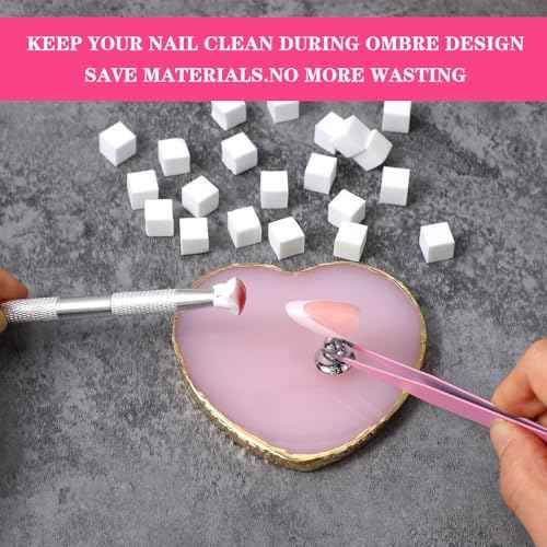 62PCS Nail Art Brushes Set Nail Art Tool Set 5Pcs Dual Tipped Silicone Dotting Sculpture Pen 5Pc Striping Liner Brush 50PCS Nails Arts Sponges with Grabbing Pen Mixing Palette Pens Holder for Manicure