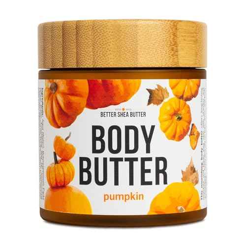 Pumpkin Body Butter with Organic Shea Butter | Pumpkin Spice Lotion for Women | Non Greasy Body Cream | Fall Body Care Favorite with Pumpkin Spice Scent