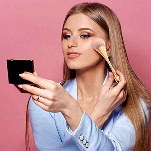 3 Pieces Large Powder Mineral Brushes Nail Design Dust,Soft Fluffy, Foundation, Kabuki Makeup Brushes Colorful Blush Loose Powder Tools for Daily Makeup, 3 Colors