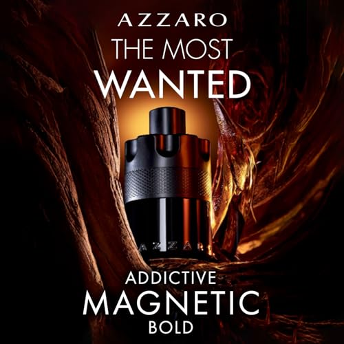 Azzaro The Most Wanted Eau de Parfum Intense - Woody & Seductive Mens Cologne - Foug?re, Ambery & Spicy Fragrance for Date Night - Lasting Wear - Luxury Perfumes for Men