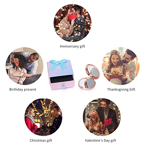 Gifts for Wife from Husband- I Love You Wife Gifts Compact Mirror- Romantic Gifts for Wife Anniversary - Wife Birthday Gifts from Husband for Mothers Day, Wedding, Valentines or Christmas