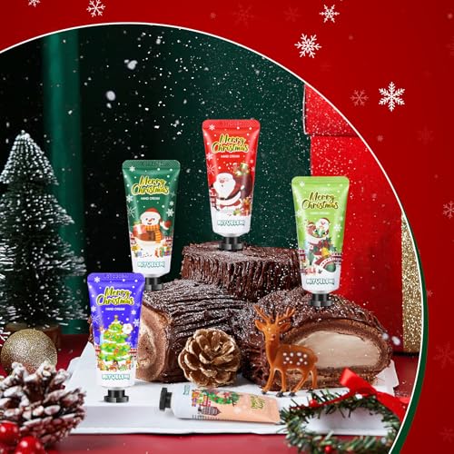 82 Pcs Christmas Hand Cream Gift Set, Bulk Christmas Gifts, Hand Lotion Travel Size,Mini Lotion bulk,Holiday Gifts For Women Coworker, Moisturizing Lotions for Christmas Stocking Stuffers Appreciation