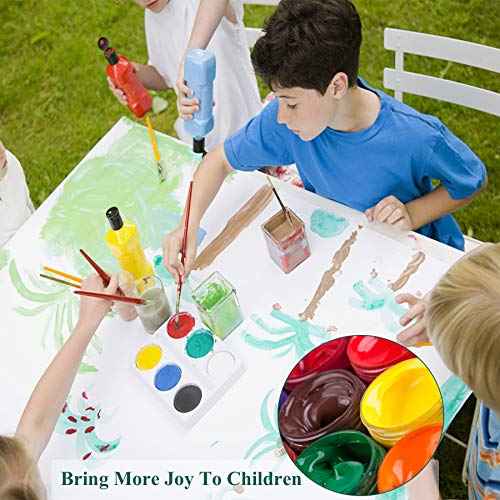 2oz Plastic Jars with Lids 36PCS Small Cosmetic Slime Containers Clear Travel Round Jars Empty Sample Containers Leak Proof Pot Jars with Black Lids for Lotion and Cream Acrylic Powder