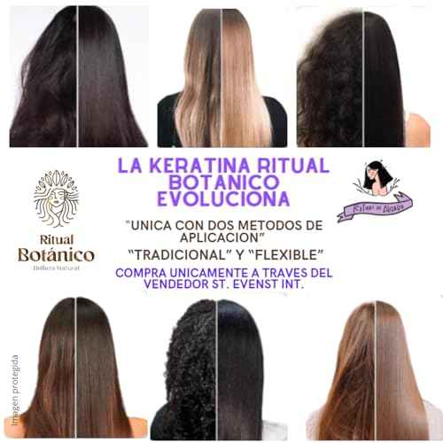 Ritual Bot?nico Keratina Org?nica 250 ML | Aporta Brillo, Sedosidad y Nutrici?n | Botox Capilar sin Formol | Hair Straightener con 12 Aceites Naturales