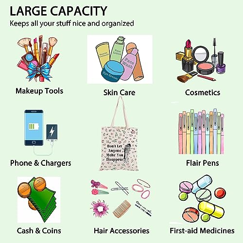 FOTAP LGBTQ Gift Hi Leaves Tote Bag Spotify Inspired Gift Nick and Charlie Gifts BL Boys Love Gifts (Disappear Tote)