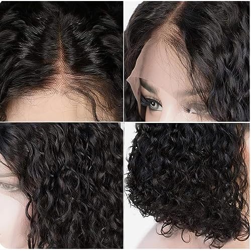 LICHANG Wear And Go Body Wave Bob Wig Human Hair 13x4 HD Lace Front Wigs Glueless Pre Plucked with Baby Hair 180% Density Short Bob Wigs for Black Women (16 Inch, Natural Color)